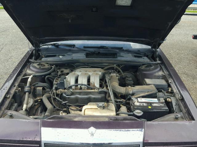 1C3XY66R1MD276156 - 1991 CHRYSLER NEW YORKER 勃艮第红 照片 7