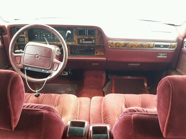 1C3XY66R1MD276156 - 1991 CHRYSLER NEW YORKER 勃艮第红 照片 9