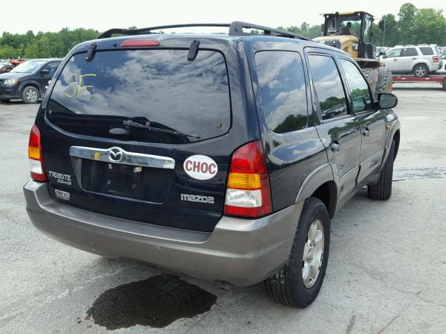 4F2CZ96173KM14800 - 2003 MAZDA TRIBUTE ES BLACK photo 4