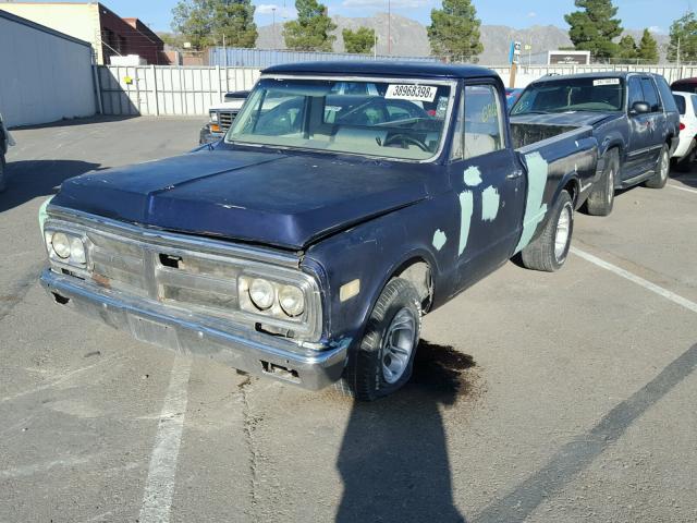 TGS142S513705 - 1972 GMC PICK UP BLUE photo 2