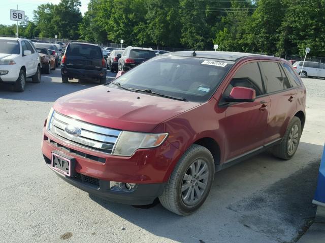 2FMDK49C67BB55057 - 2007 FORD EDGE SEL P RED photo 2