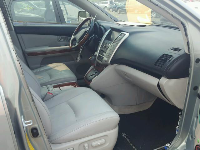 JTJGW31U882007288 - 2008 LEXUS RX 400H BLUE photo 5