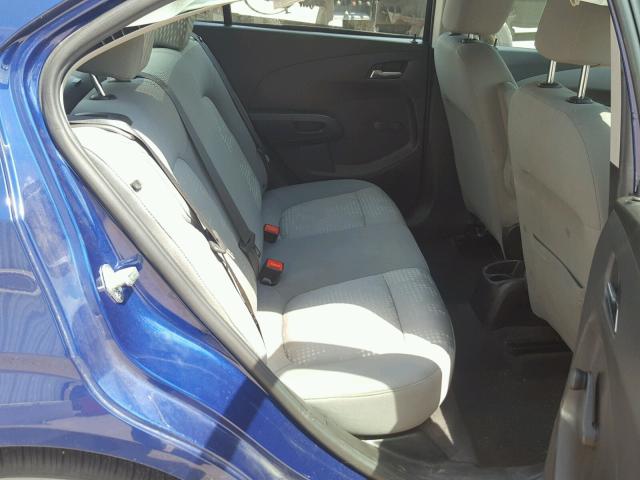 1G1JA5SH2E4106489 - 2014 CHEVROLET SONIC LS BLUE photo 6