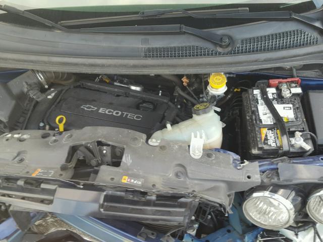 1G1JA5SH2E4106489 - 2014 CHEVROLET SONIC LS BLUE photo 7