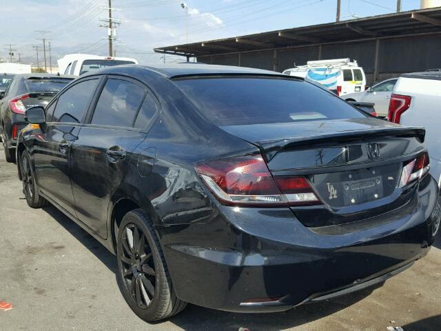 2HGFB2F5XDH552661 - 2013 HONDA CIVIC LX BLACK photo 3