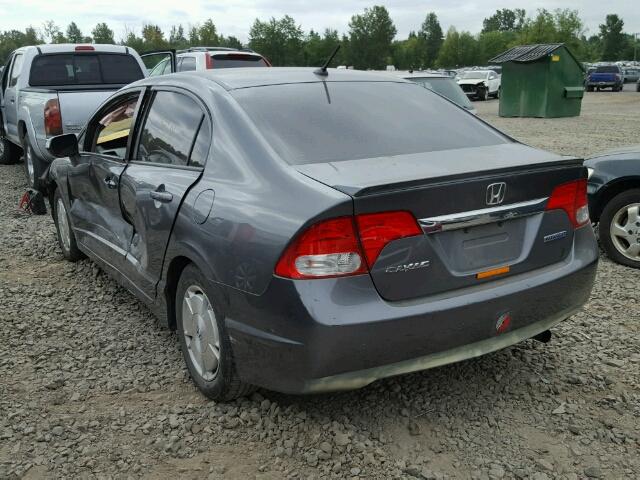 JHMFA3F20BS000278 - 2011 HONDA CIVIC GRAY photo 3