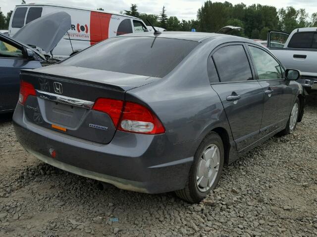 JHMFA3F20BS000278 - 2011 HONDA CIVIC GRAY photo 4