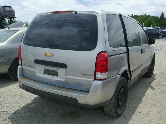 1GNDU231X8D165443 - 2008 CHEVROLET UPLANDER L SILVER photo 4