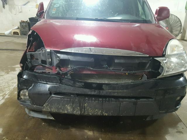 3G5DA03L86S532089 - 2006 BUICK RENDEZVOUS RED photo 9