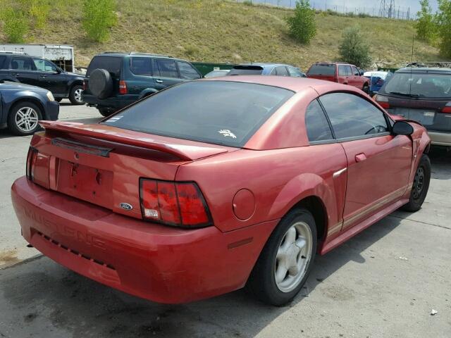 1FAFP4047YF149908 - 2000 FORD MUSTANG RED photo 4