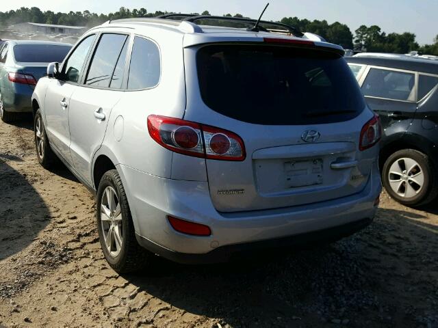 5NMSH4AG4AH386752 - 2010 HYUNDAI SANTA FE S 银色 照片 3