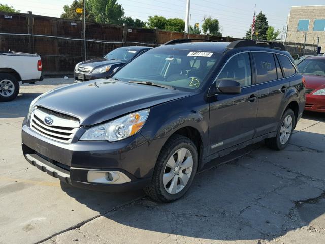 4S4BRBCC7B3341313 - 2011 SUBARU OUTBACK 2. GRAY photo 2