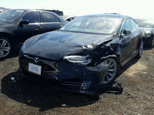5YJSA1E23JF263298 - 2018 TESLA MODEL S BLACK photo 2