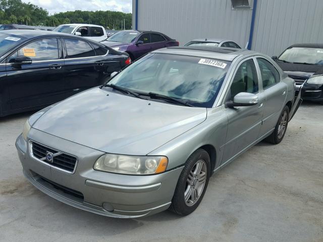 YV1RS592072617720 - 2007 VOLVO S60 2.5T GREEN photo 2