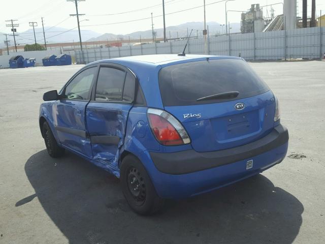 KNADE243X96539669 - 2009 KIA RIO 5 SX BLUE photo 9