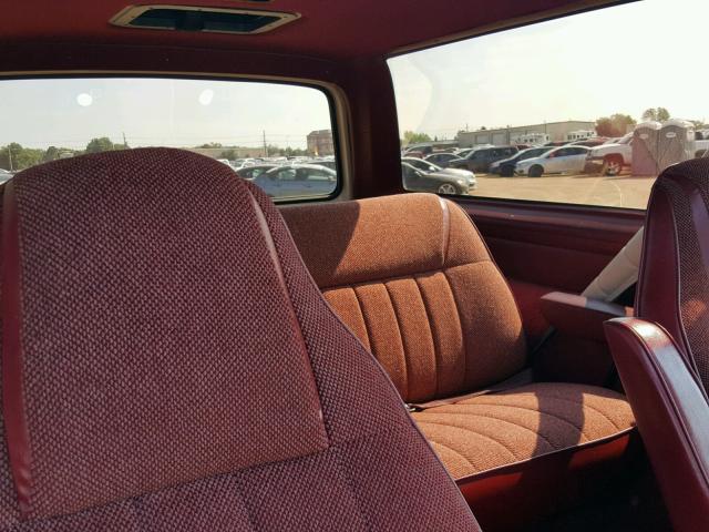 3B4GW12W6HM703709 - 1987 DODGE RAMCHARGER RED photo 6