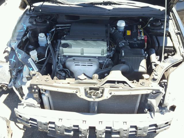 4A32B2FF1CE024855 - 2012 MITSUBISHI GALANT FE BLACK photo 7