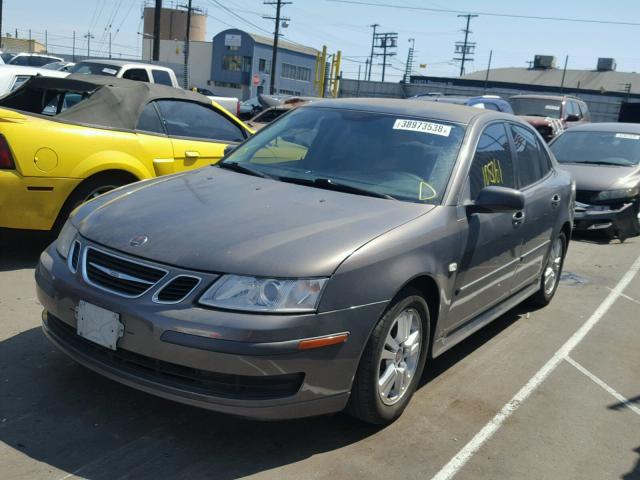 YS3FD49YX71139662 - 2007 SAAB 9-3 2.0T GRAY photo 2