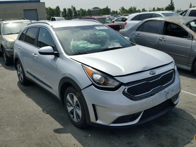 KNDCB3LC9H5068228 - 2017 KIA NIRO FE SILVER photo 1