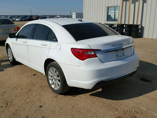 1C3CCBBBXCN240117 - 2012 CHRYSLER 200 TOURIN WHITE photo 3