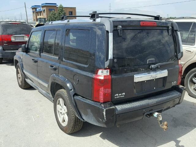1J8HG58206C123489 - 2006 JEEP COMMANDER 黑色 照片 3