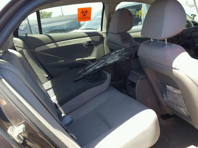 1G1ZA5EN3A4165968 - 2010 CHEVROLET MALIBU LS BLACK photo 6