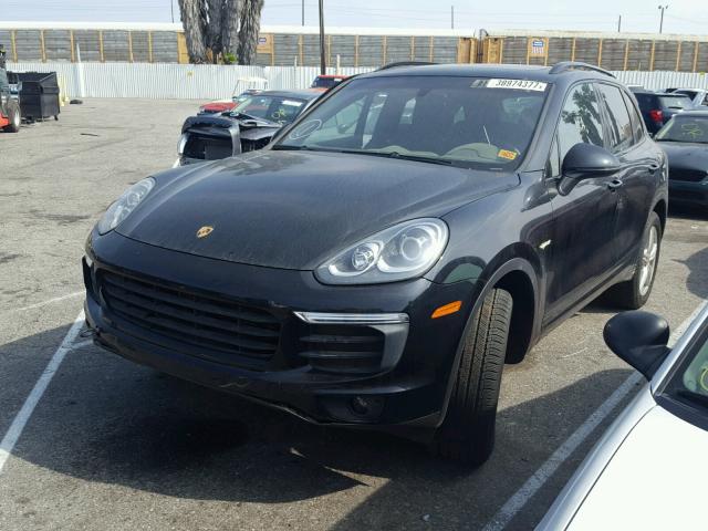 WP1AE2A22GLA60869 - 2016 PORSCHE CAYENNE SE BLACK photo 2