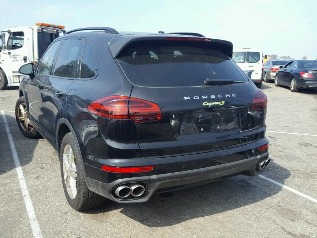 WP1AE2A22GLA60869 - 2016 PORSCHE CAYENNE SE BLACK photo 3