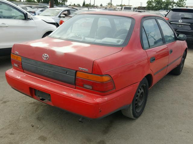 1NXAE09B0RZ146569 - 1994 TOYOTA COROLLA LE RED photo 4