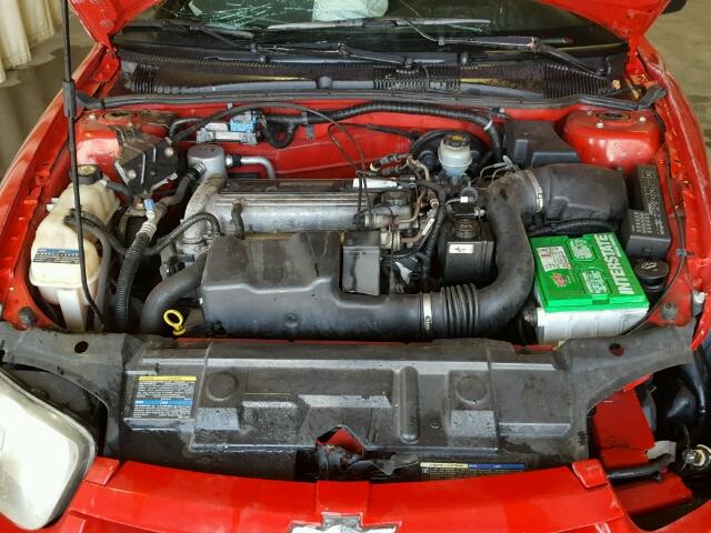 1G1JC52F157165847 - 2005 CHEVROLET CAVALIER RED photo 7