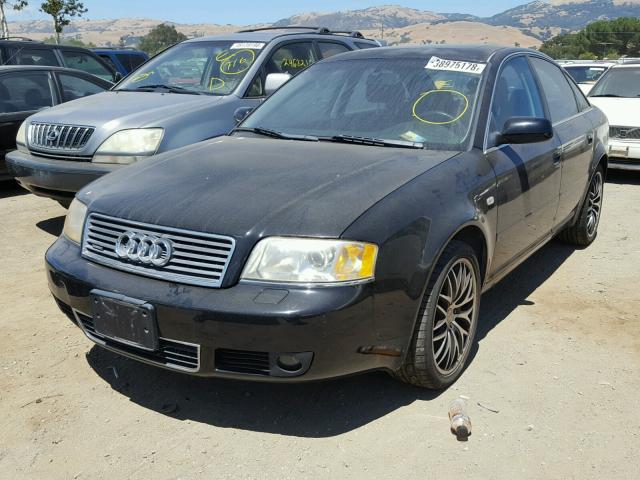 WAULD64B32N068084 - 2002 AUDI A6 2.7T QU BLACK photo 2