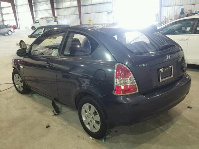 KMHCM3AC9BU192540 - 2011 HYUNDAI ACCENT BLUE photo 3