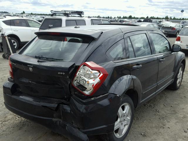 1B3HB48C88D697961 - 2008 DODGE CALIBER SX BLACK photo 4