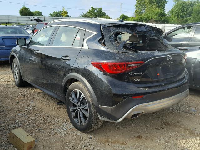 SJKCH5CR2JA045740 - 2018 INFINITI QX30 BASE BLACK photo 3