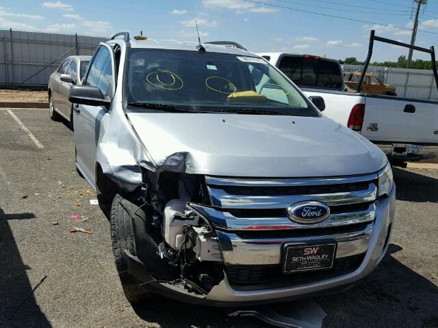 2FMDK3GC0DBB44306 - 2013 FORD EDGE SE SILVER photo 1