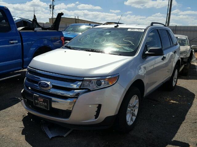 2FMDK3GC0DBB44306 - 2013 FORD EDGE SE SILVER photo 2