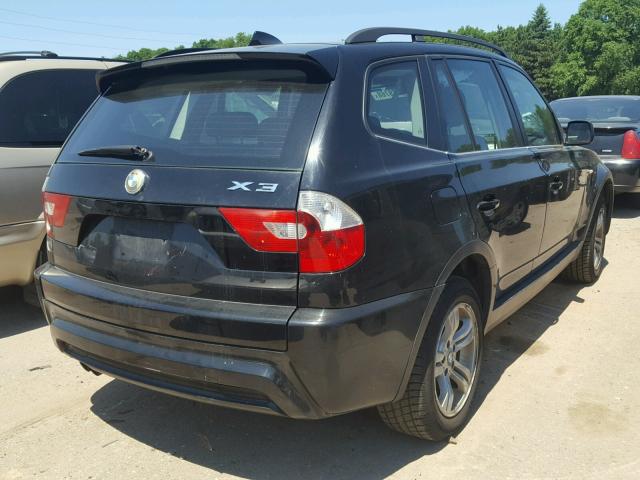 WBXPA93486WG87092 - 2006 BMW X3 3.0I BLACK photo 4