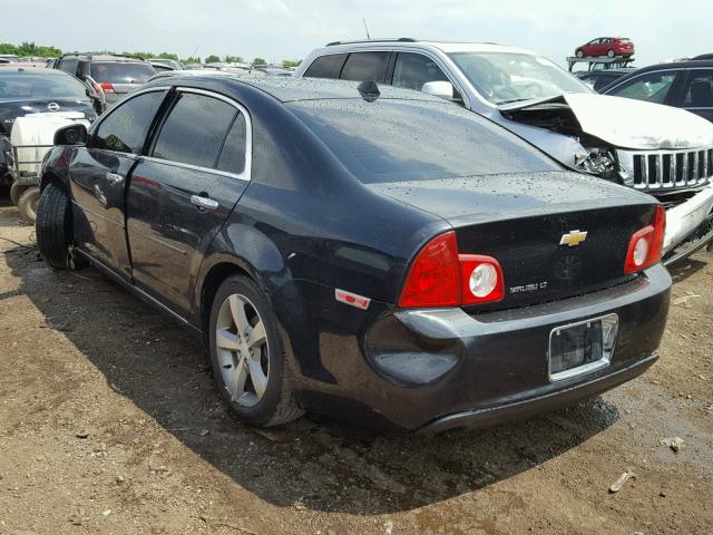 1G1ZC5E02CF288991 - 2012 CHEVROLET MALIBU 1LT შავი ფოტო 3