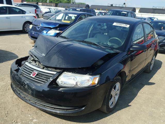 1G8AZ58F97Z102719 - 2007 SATURN ION LEVEL BLACK photo 2
