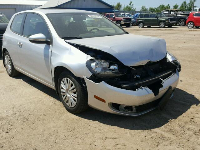 WVWBA7AJ3AW370606 - 2010 VOLKSWAGEN GOLF SILVER photo 1