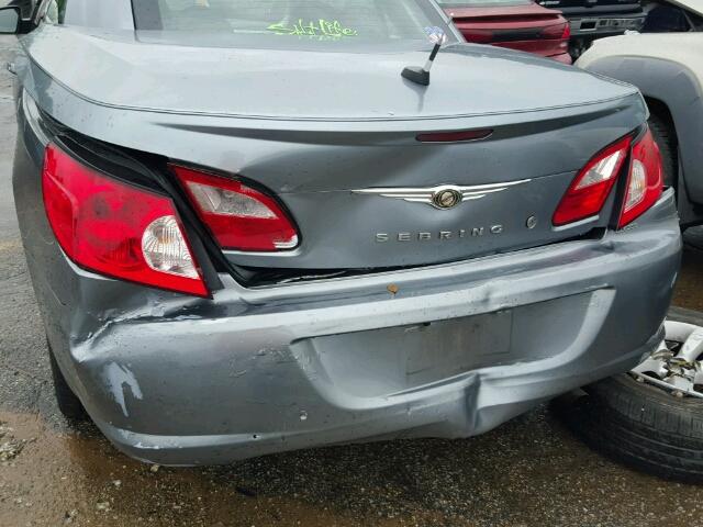 1C3LC55R88N244877 - 2008 CHRYSLER SEBRING TO GRAY photo 9