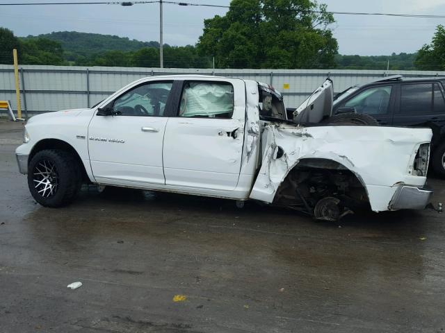 1C6RD7NT6CS191625 - 2012 DODGE RAM 1500 L WHITE photo 9