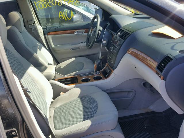 5GZEV23738J197357 - 2008 SATURN OUTLOOK XR შავი ფოტო 5