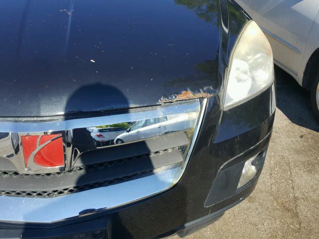 5GZEV23738J197357 - 2008 SATURN OUTLOOK XR შავი ფოტო 9