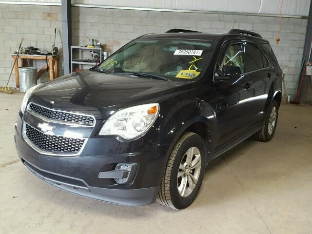 2CNALDEC5B6355340 - 2011 CHEVROLET EQUINOX LT BLACK photo 2