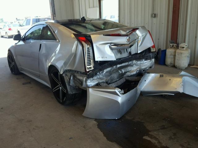 1G6DK1ED5B0130522 - 2011 CADILLAC CTS PERFOR SILVER photo 3