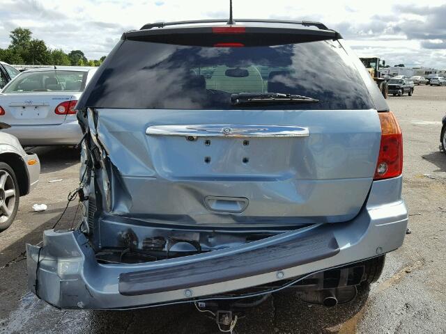 2A8GF68X88R629730 - 2008 CHRYSLER PACIFICA BLUE photo 9