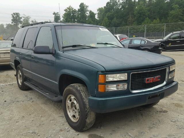 1GNEK13R4TJ366758 - 1996 CHEVROLET TAHOE GREEN photo 1