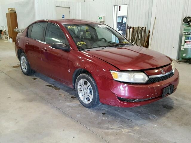 1G8AJ52FX4Z195682 - 2004 SATURN ION LEVEL MAROON photo 1
