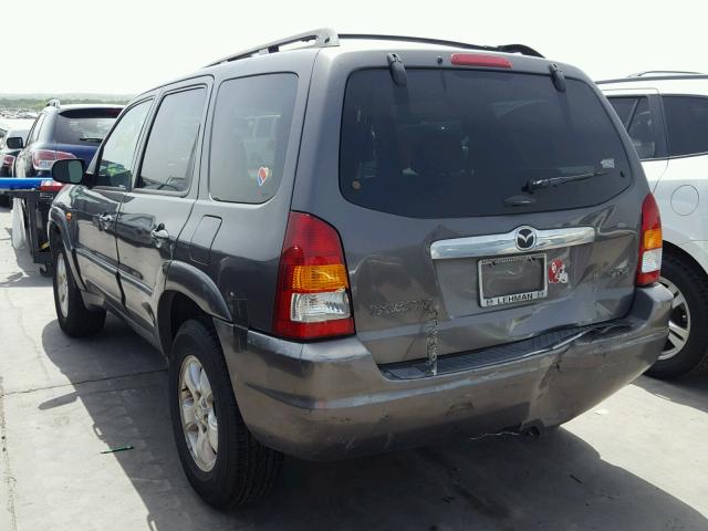 4F2CZ06144KM04187 - 2004 MAZDA TRIBUTE ES GRAY photo 3